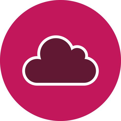 Icona di vettore del cloud