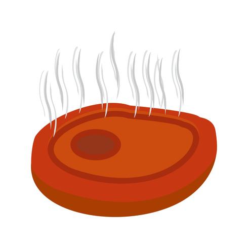 Icona di bistecca vettoriale