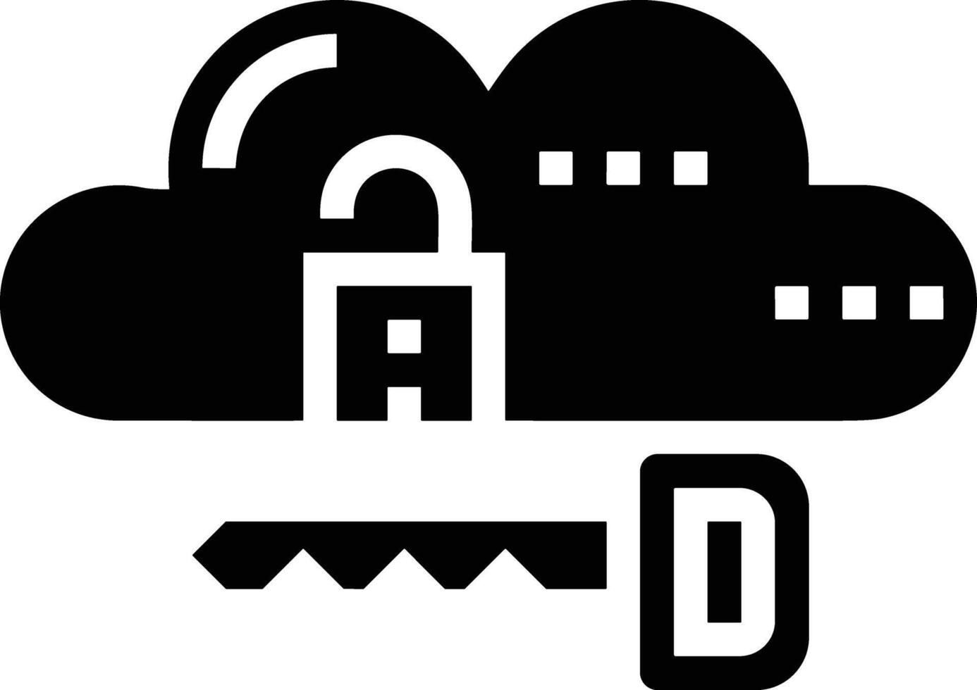 nube icona simbolo Immagine. illustrazione di il ospitando Conservazione design vettore