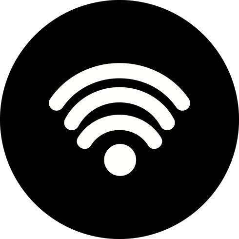 Icona di vettore di Wifi