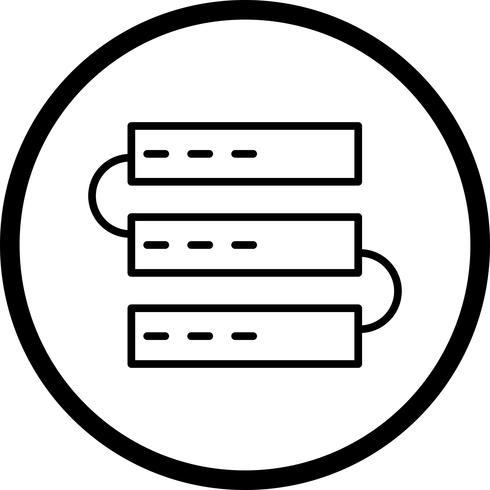 Icona di vettore server