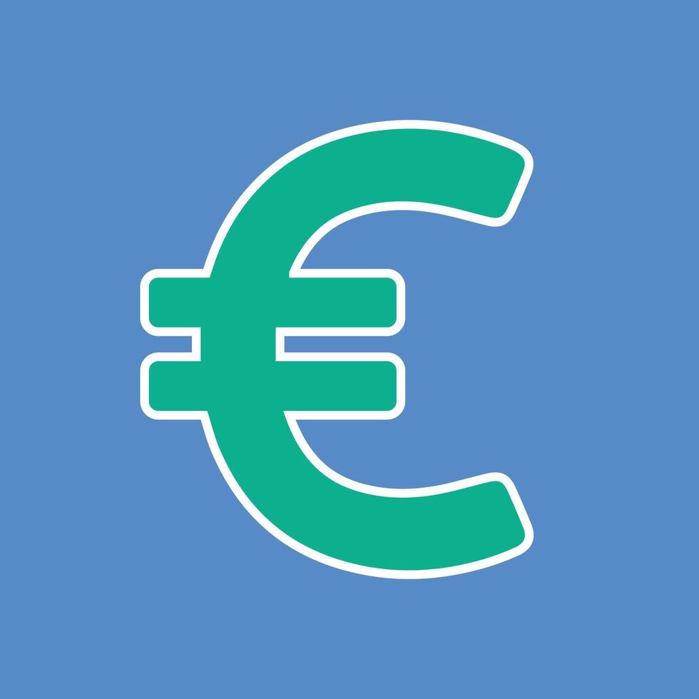 Euro i soldi, finanza clipart vettore