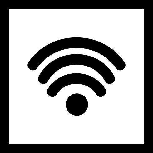 Icona di vettore di Wifi