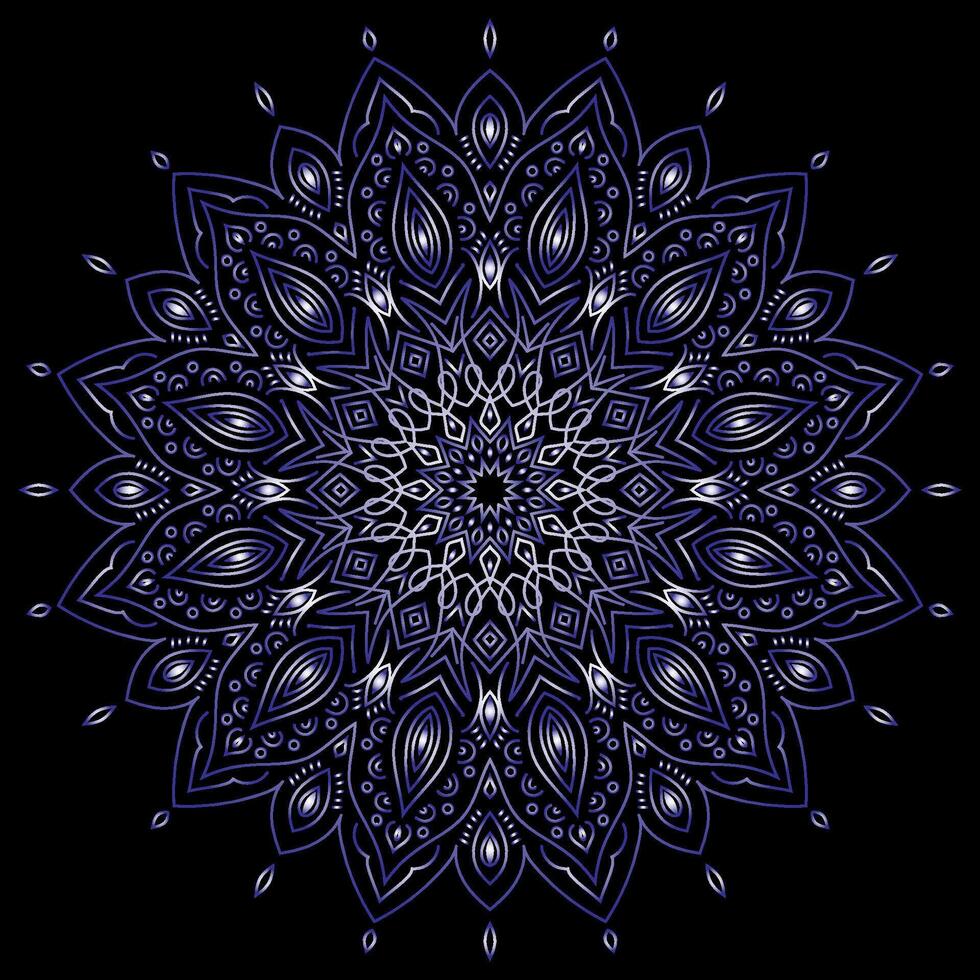 mandala arte per modello design Vintage ▾ decorazione, libro copertina, motivo, etnico progettazione, logo, sfondo, volantino, poster, banner, brochure, ornamento vettore