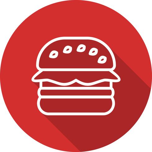 Icona di vettore di hamburger