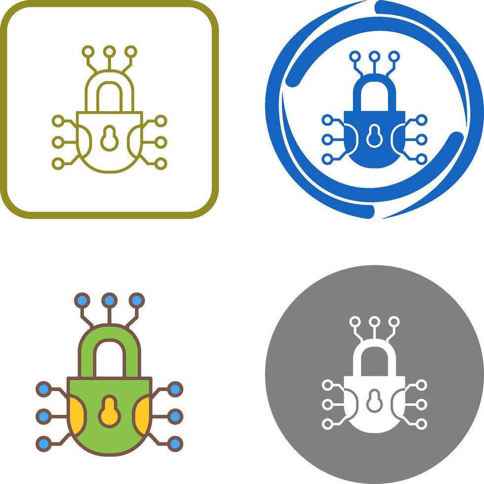 informatica difesa icona design vettore