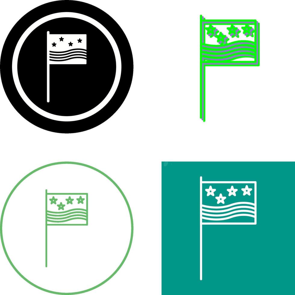 bandiere icona design vettore