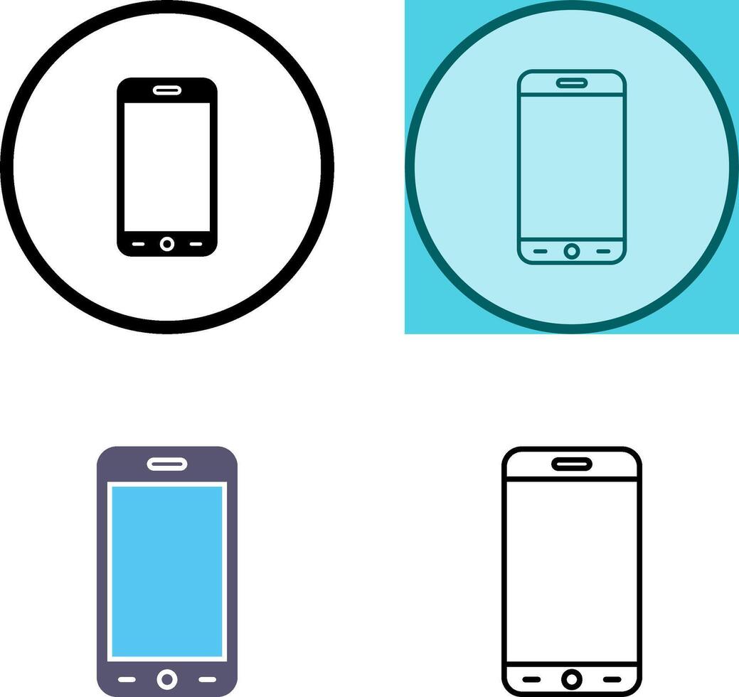 disegno dell'icona dello smartphone vettore