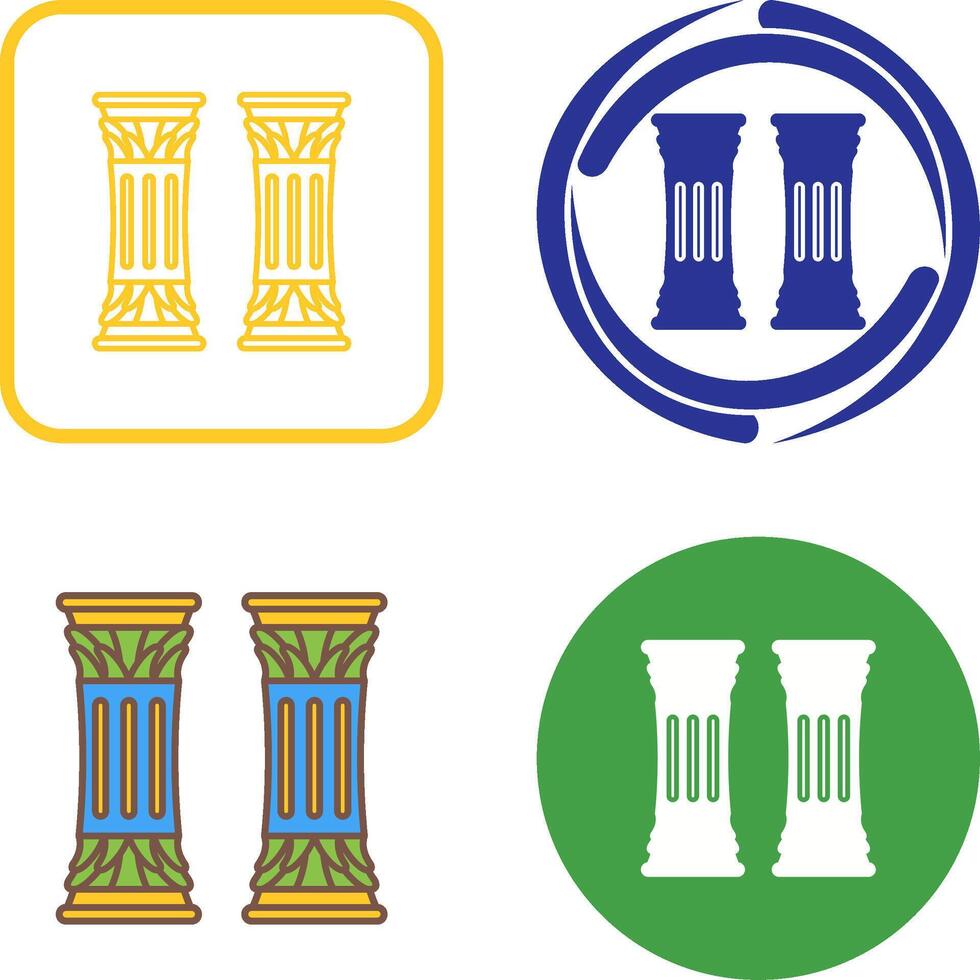 colonna icona design vettore
