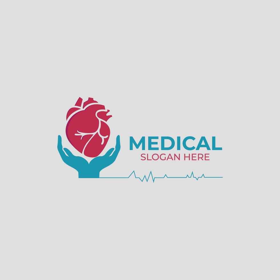 modello di logo medico vettore