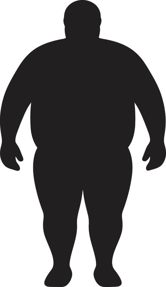 potenziato Evoluzione un' 90 parola umano per obesità consapevolezza rivitalizzare e rimodellare nero circuito integrato ispirando obesità trasformazione vettore