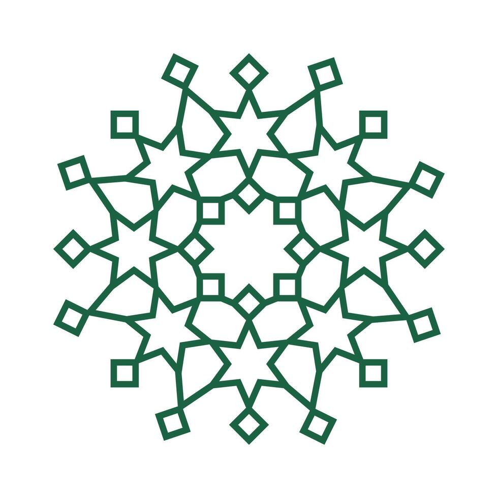 arabo americano eredità mese mosaico design elemento vettore