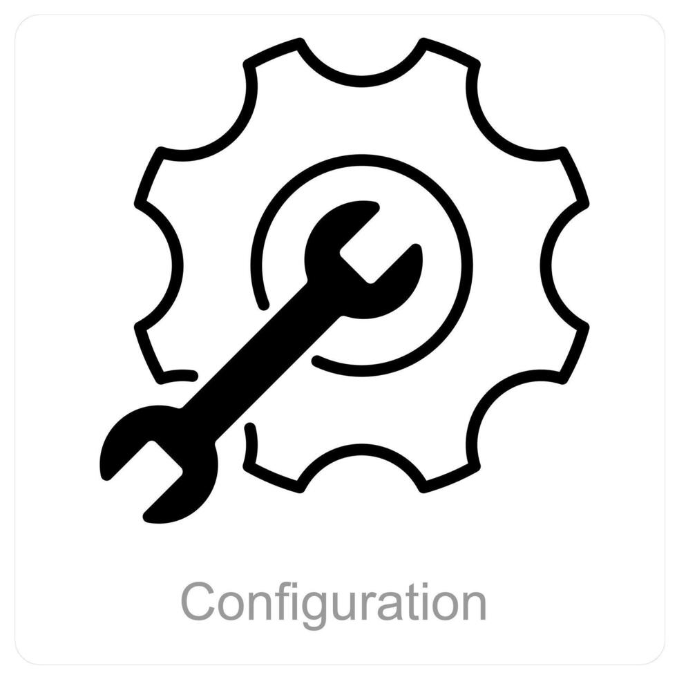 configurazione e impostazioni icona concetto vettore