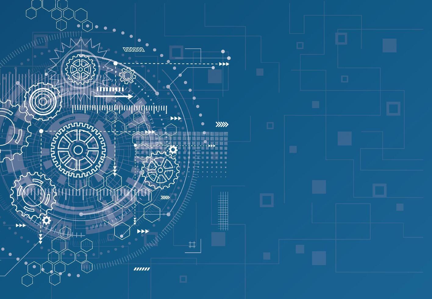 astratto Ingranaggio ruota meccanismo sfondo. macchina tecnologia vettore