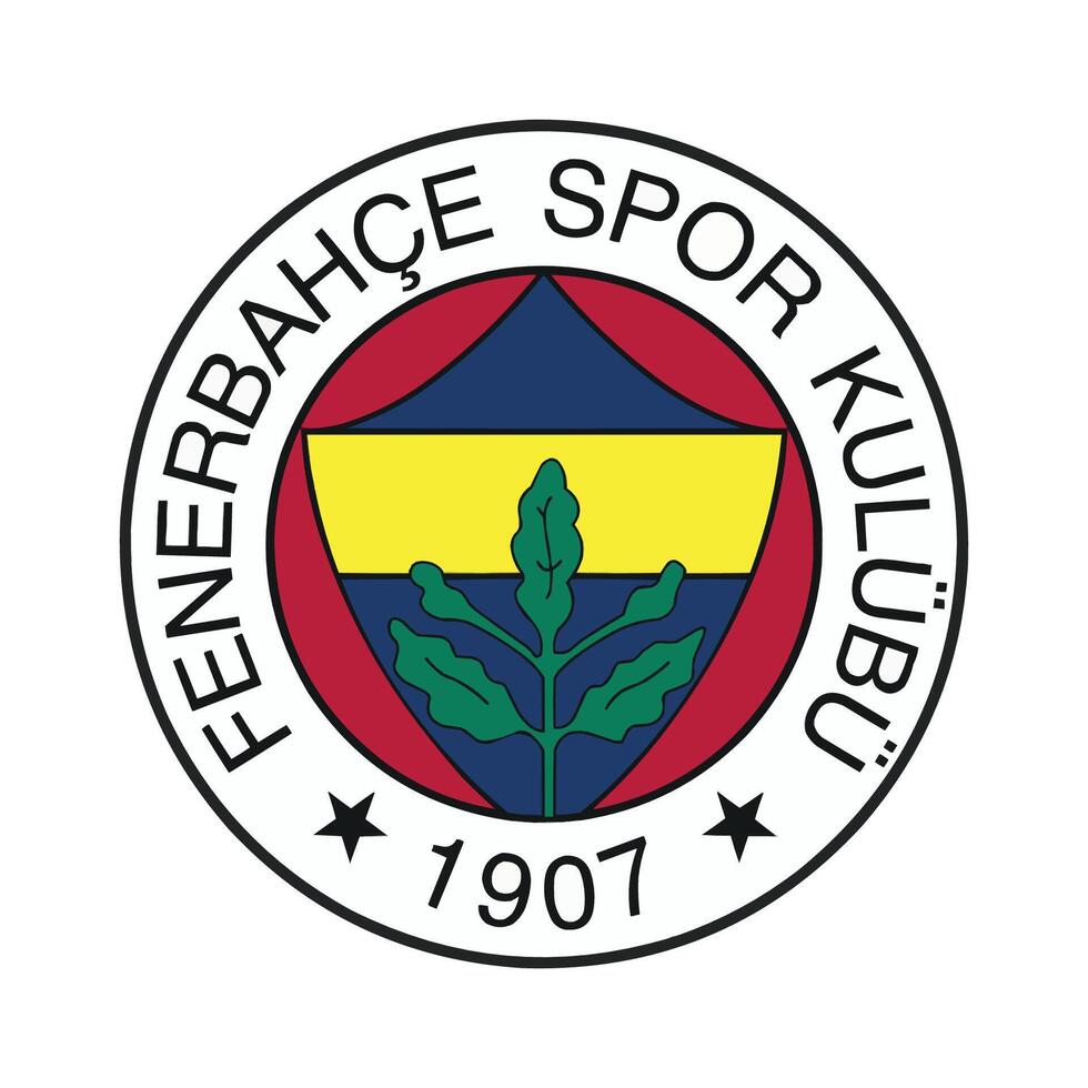 fenerbahce logo su trasparente sfondo vettore