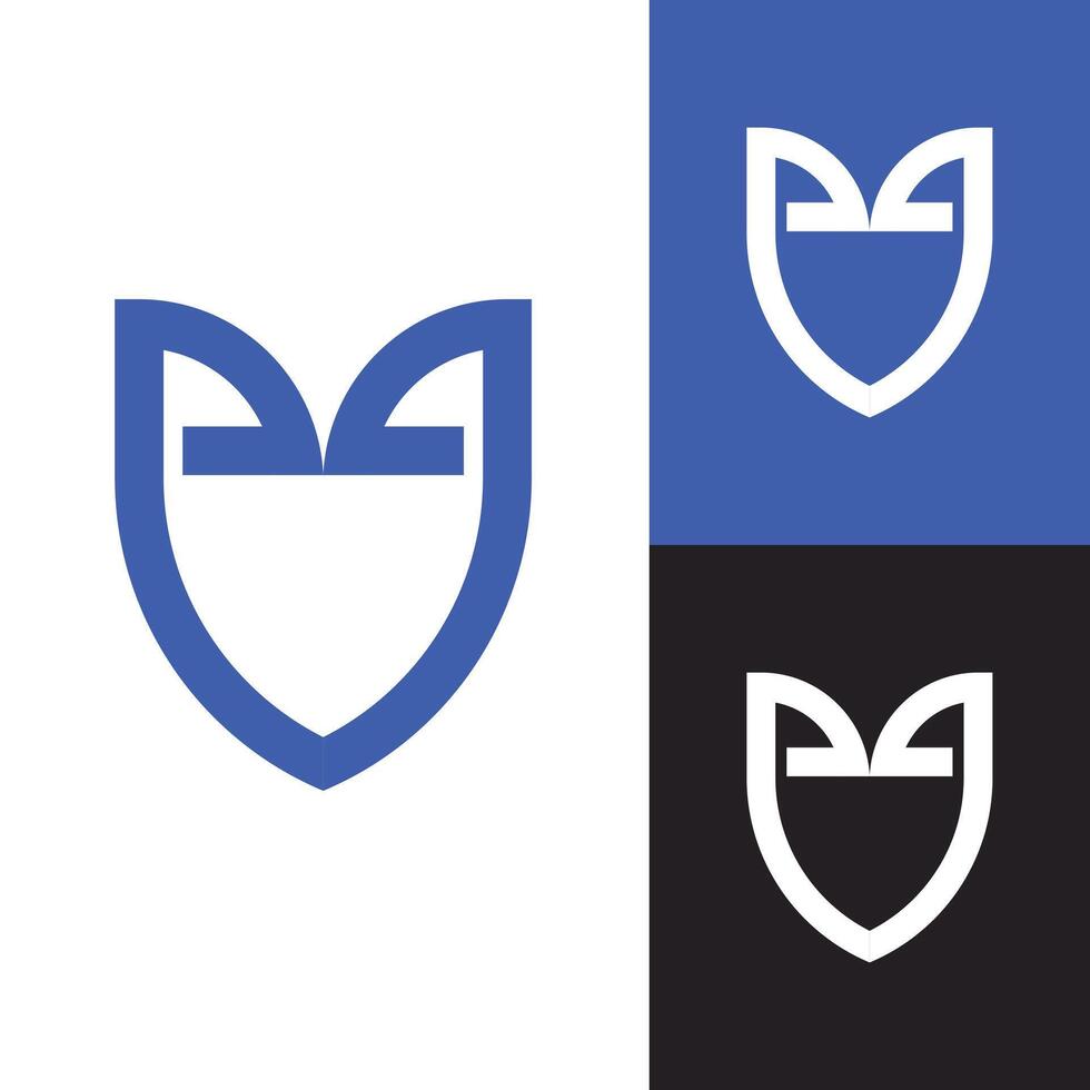 creativo j scudo logo. moderno minimalista sicurezza, sicurezza, protezione, serratura logo con iniziale lettera j vettore