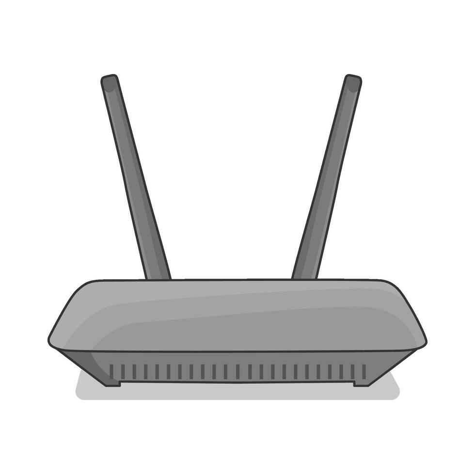 illustrazione di Wi-Fi router vettore