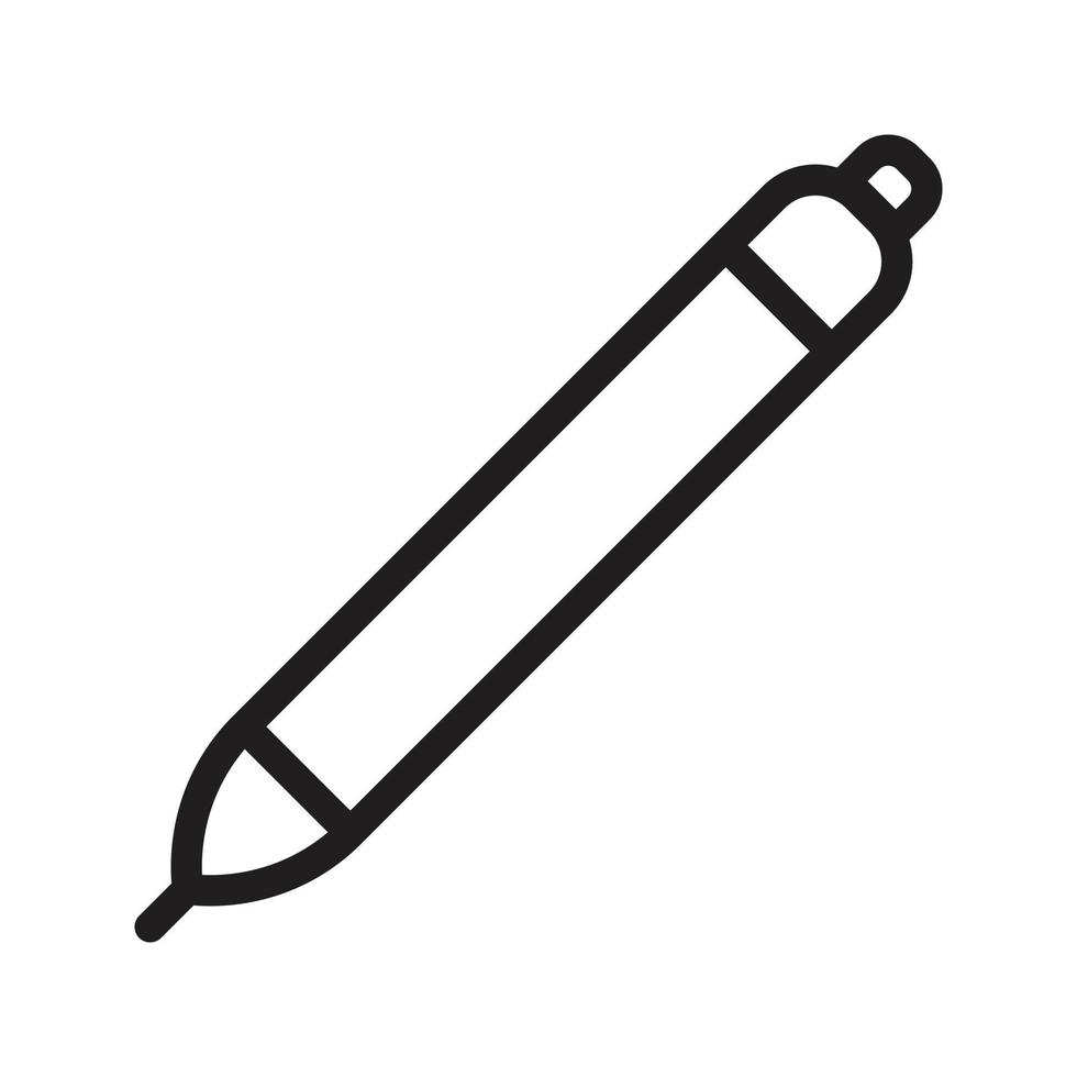 vettore icona penna cancelleria per web, presentazione, logo, infografica, simbolo