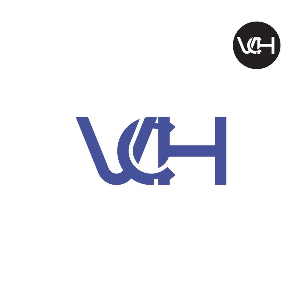 vch logo lettera monogramma design vettore