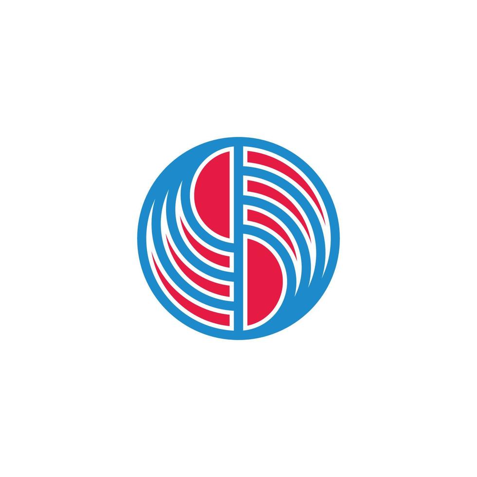 cerchio strisce movimento design disegno geometrico logo vettoriale