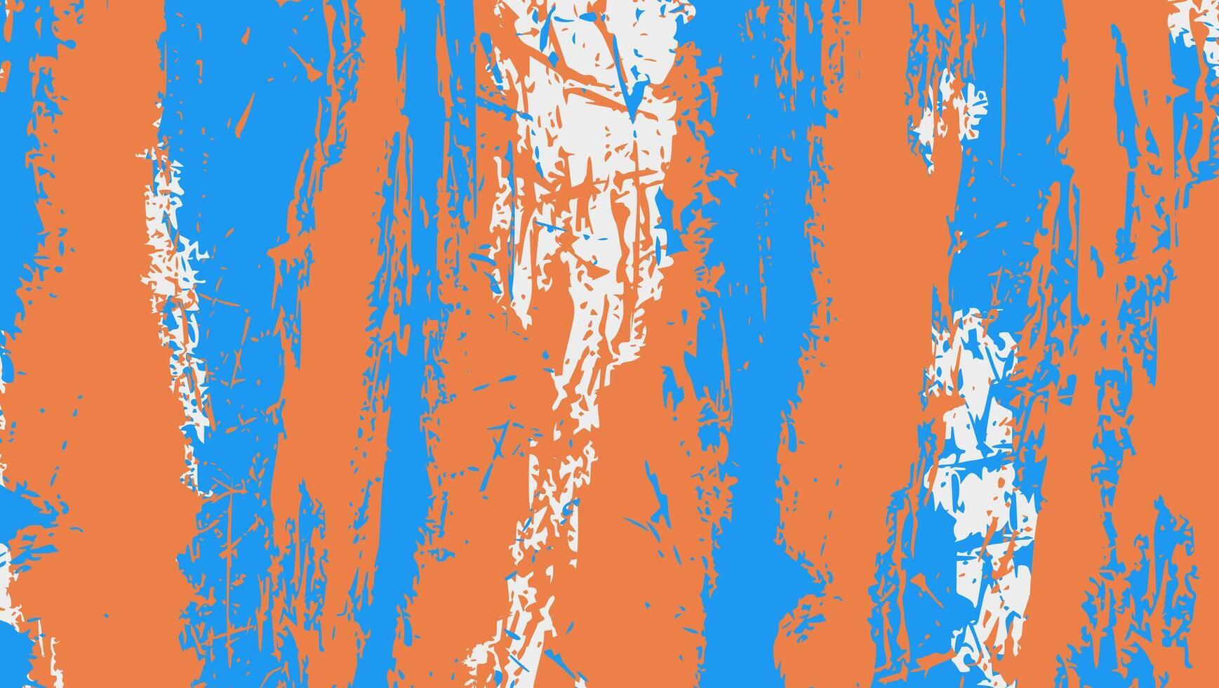 astratto blu arancia grunge dipingere struttura sfondo vettore