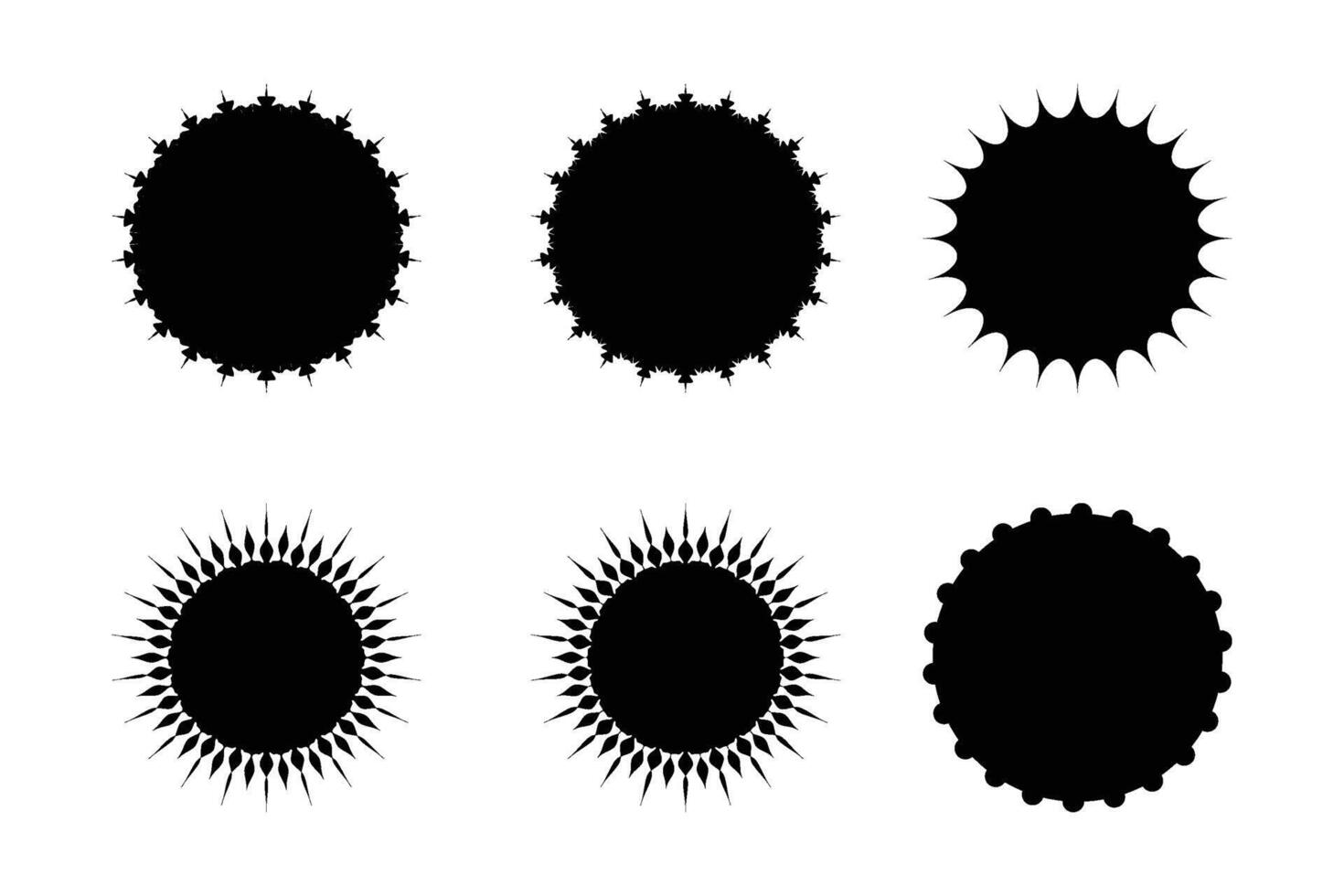 emblema e distintivo loghi forma pittogramma simbolo visivo illustrazione impostato vettore