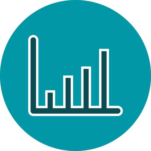 Icona di statistiche vettoriali