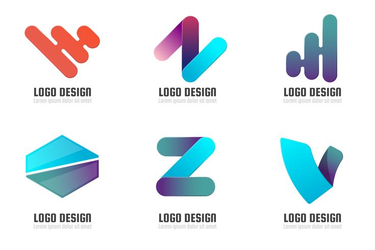 Logo moderno Minimal Vector per banner