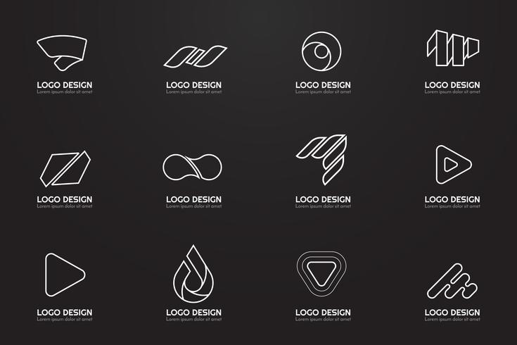 Logo moderno Minimal Vector per banner