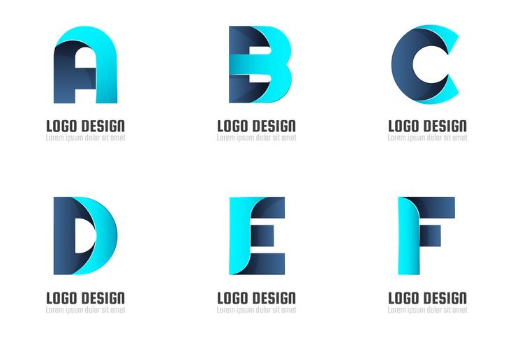 Logo moderno Minimal Vector per banner