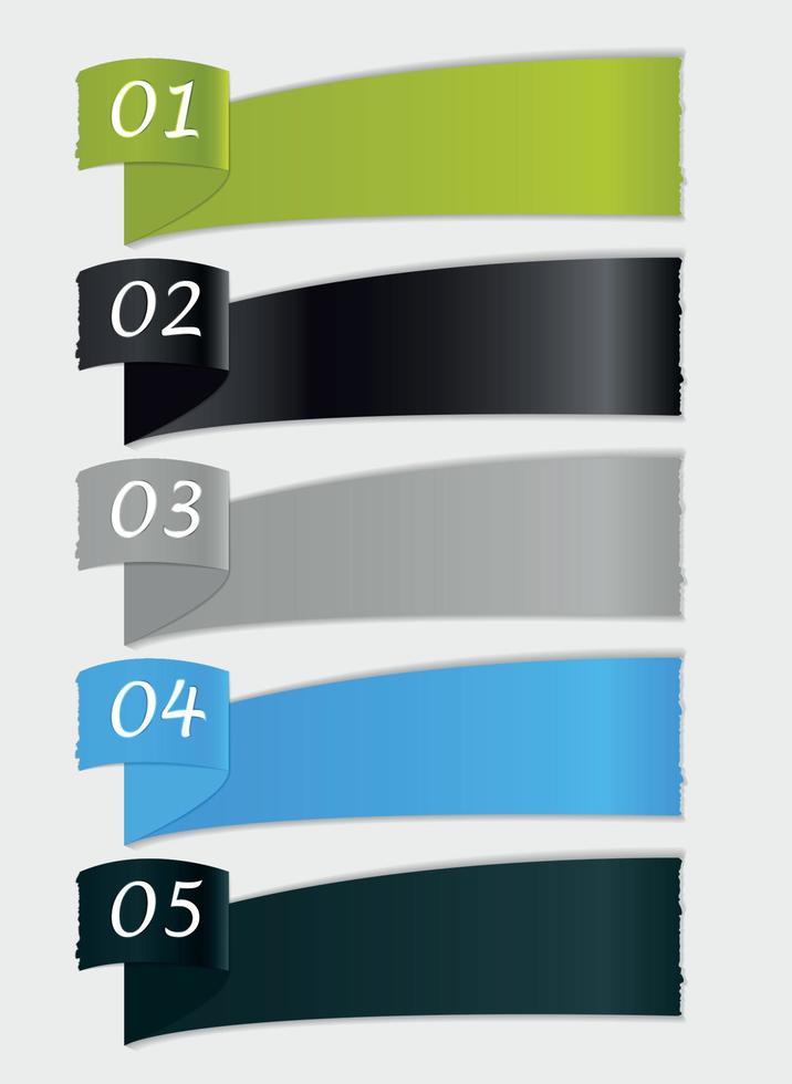 elementi di design infografico per il tuo business vettore