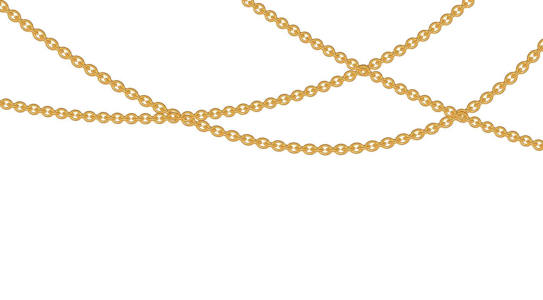 illustrazione vettoriale di sfondo astratto catena d'oro