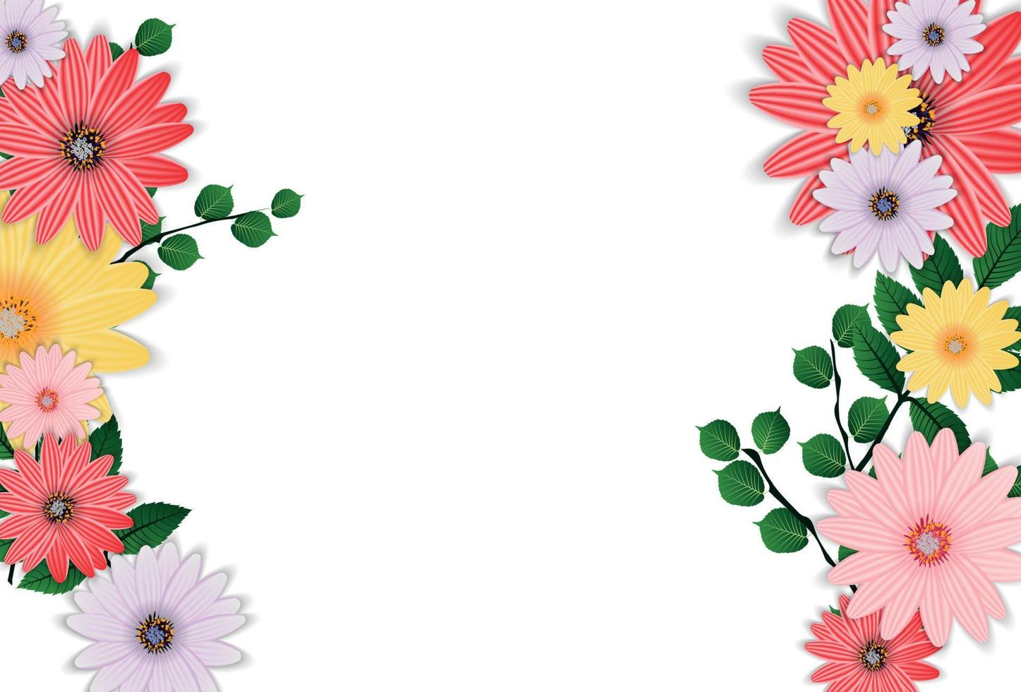 modello di sfondo astratto fiore. illustrazione vettoriale