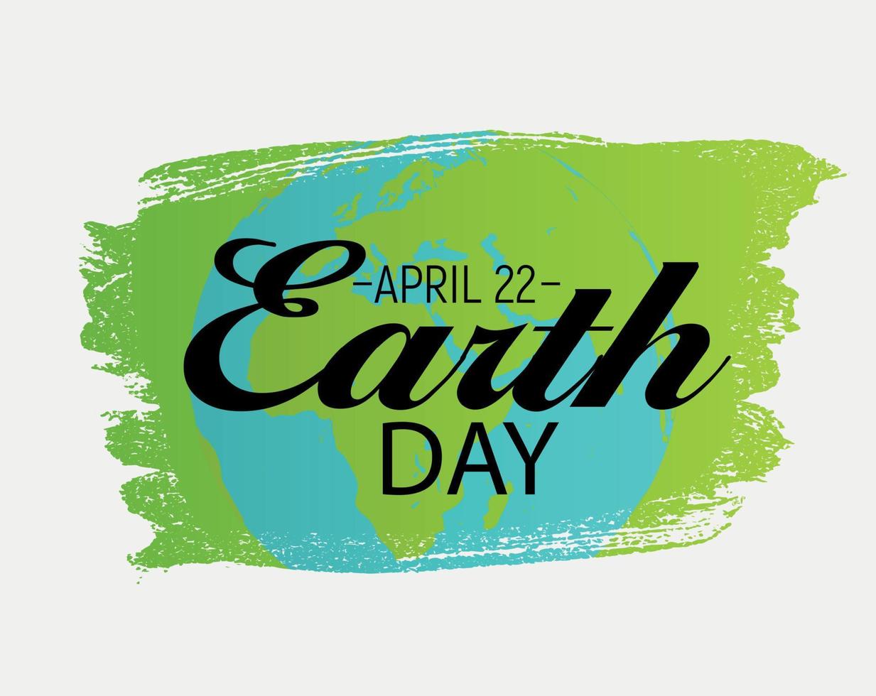 22 aprile, illustrazione vettoriale di sfondo della giornata della terra