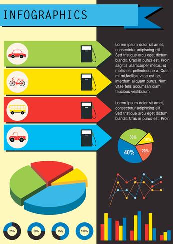 Un infografica che mostra i veicoli vettore