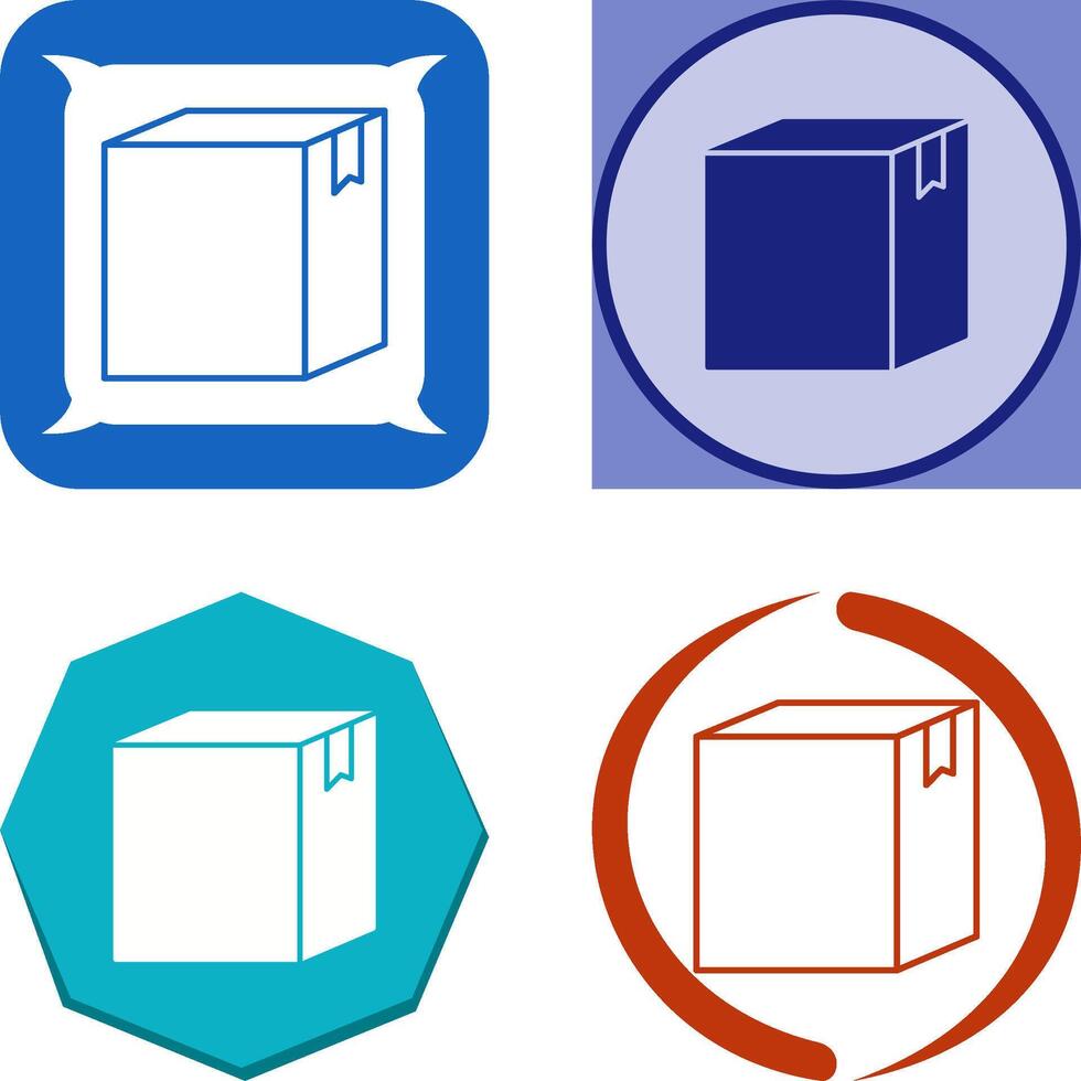 scatola icona design vettore