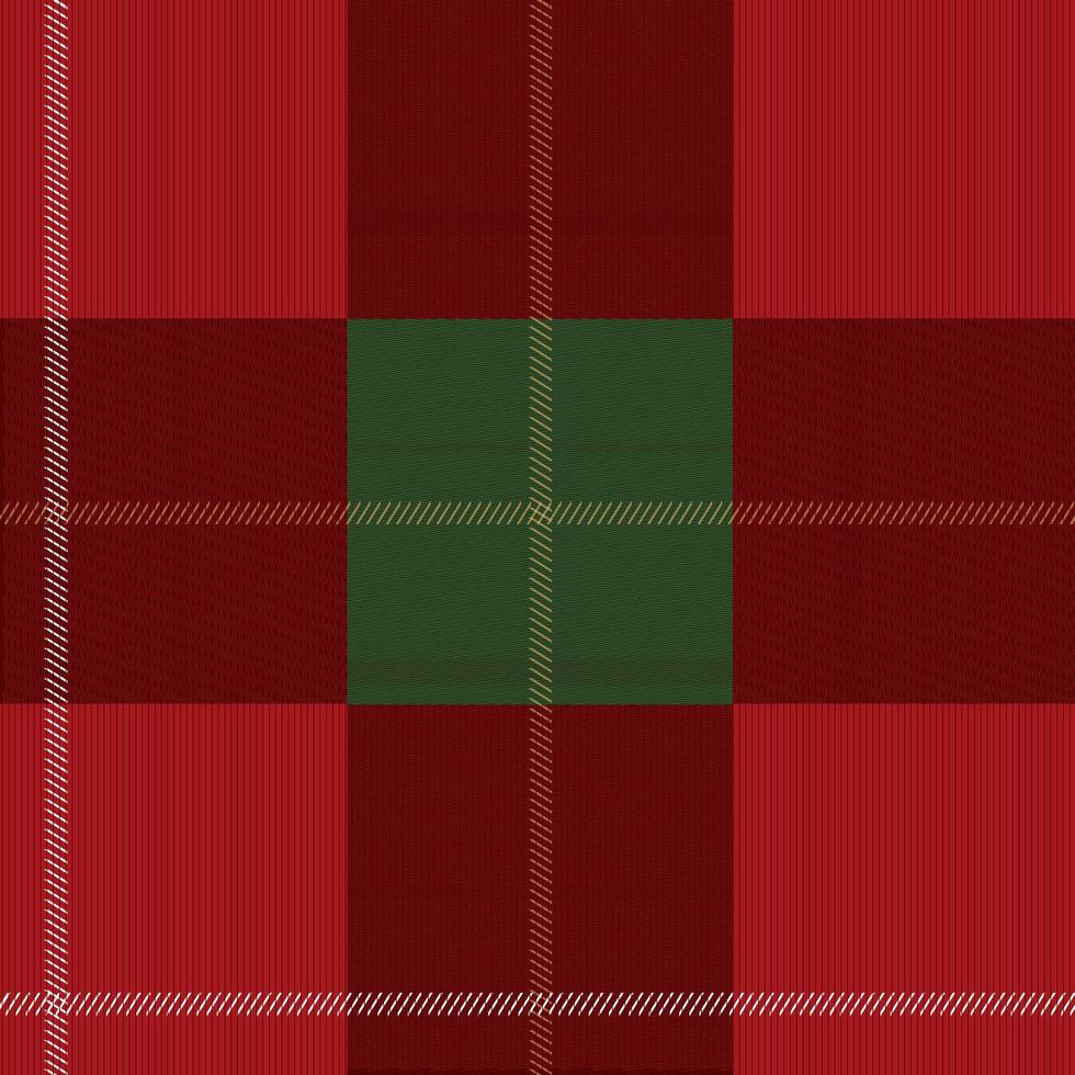 motivo scozzese scozzese rosso e verde scozzese senza cuciture vettore