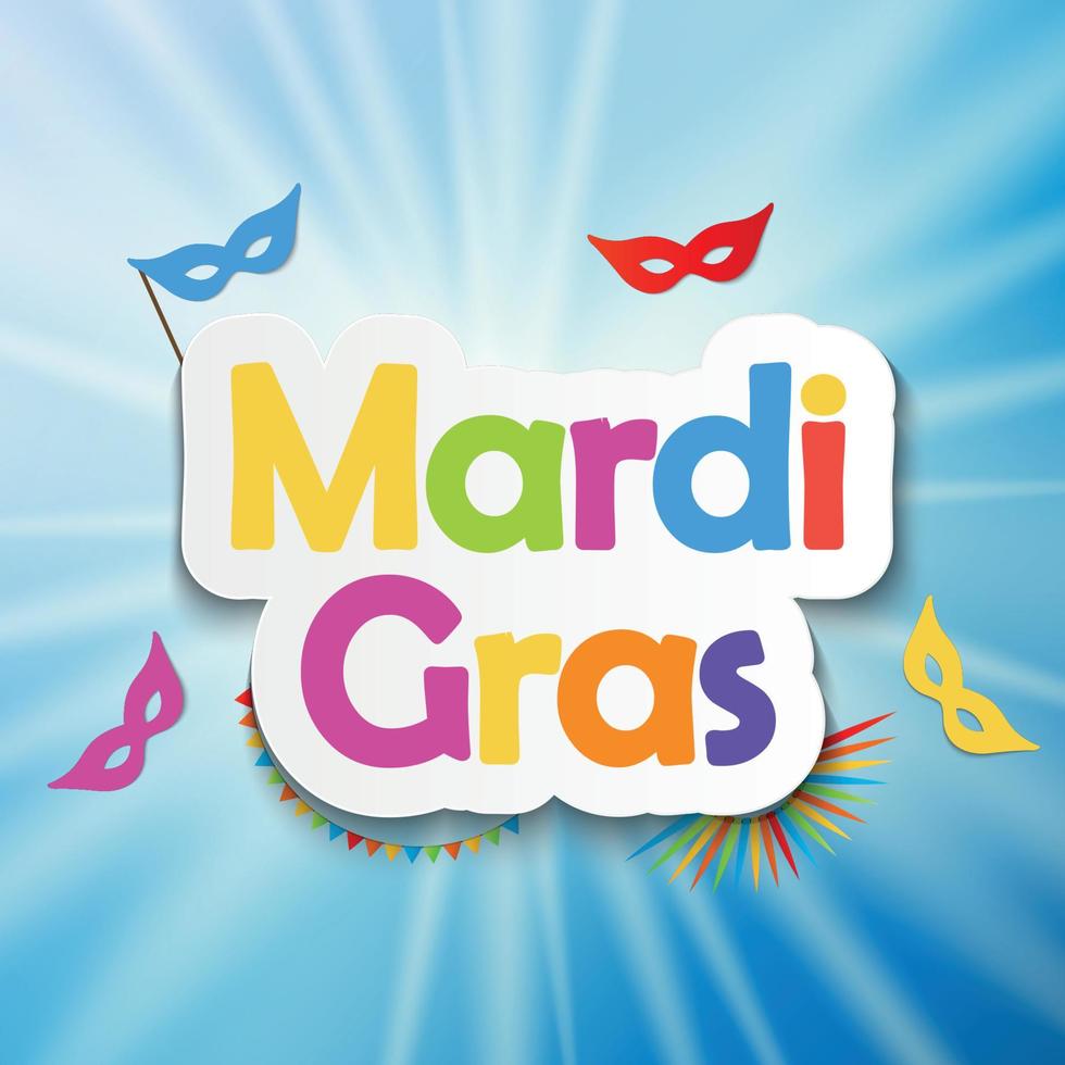 mardi gras brochure template.celebration biglietto di auguri backround. illustrazione vettoriale