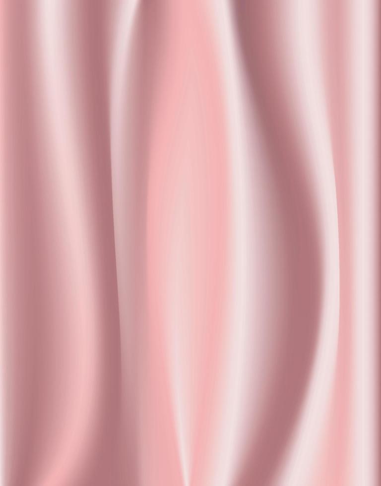 sfondo rosa di seta colorata. illustrazione vettoriale. vettore