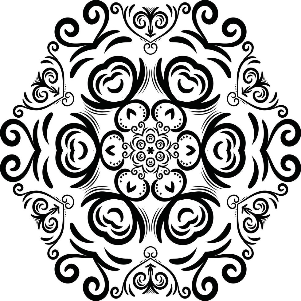 mandala pagine di libri da colorare, ornamento rotondo decorativo a forma di fiore, vettore orientale, modelli di terapia antistress, elementi di design intrecciati, vettore di loghi yoga