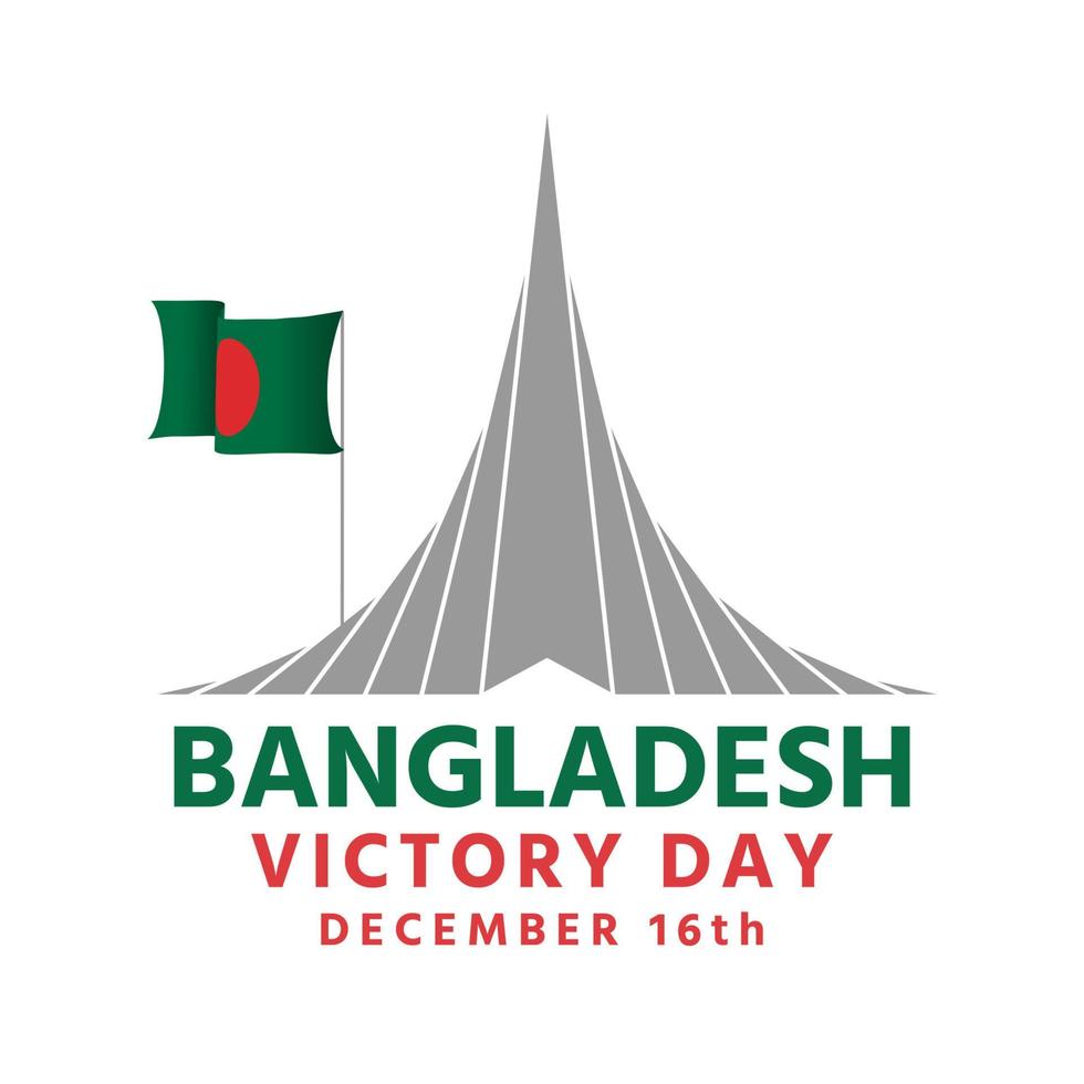 giorno di celebrazione del Bangladesh vettore