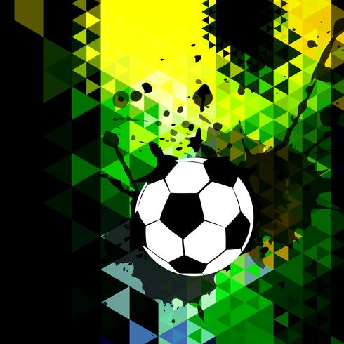 design creativo di calcio vettore