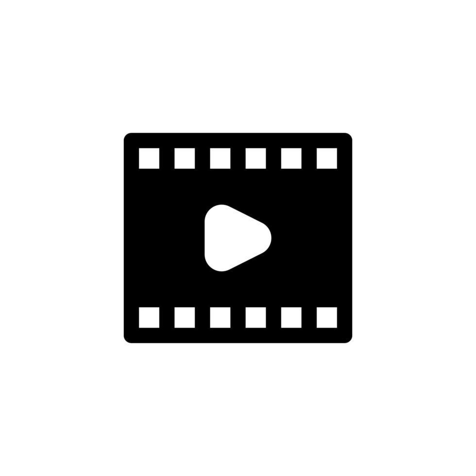 video film icona design simbolo vettoriale film, filmina, film, cinema per multimedia
