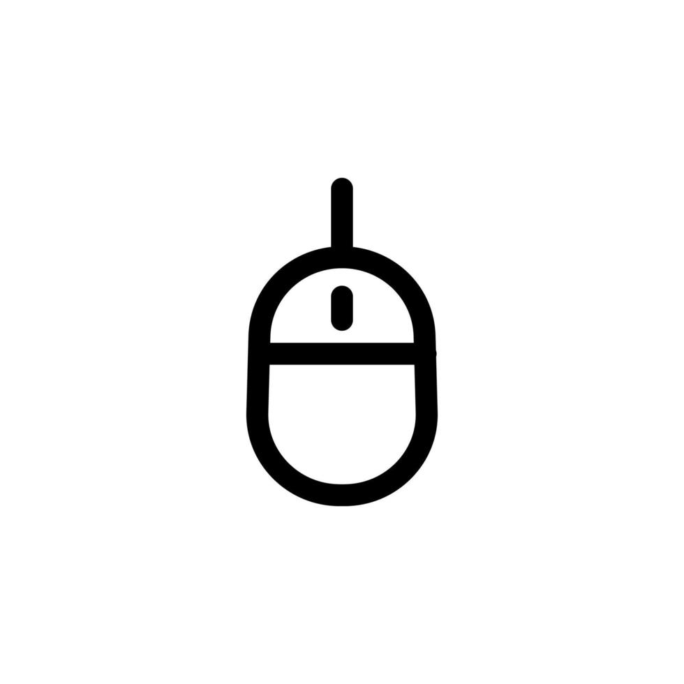 icona del mouse disegno vettoriale simbolo computer, dispositivo, hardware, fare clic per multimedia