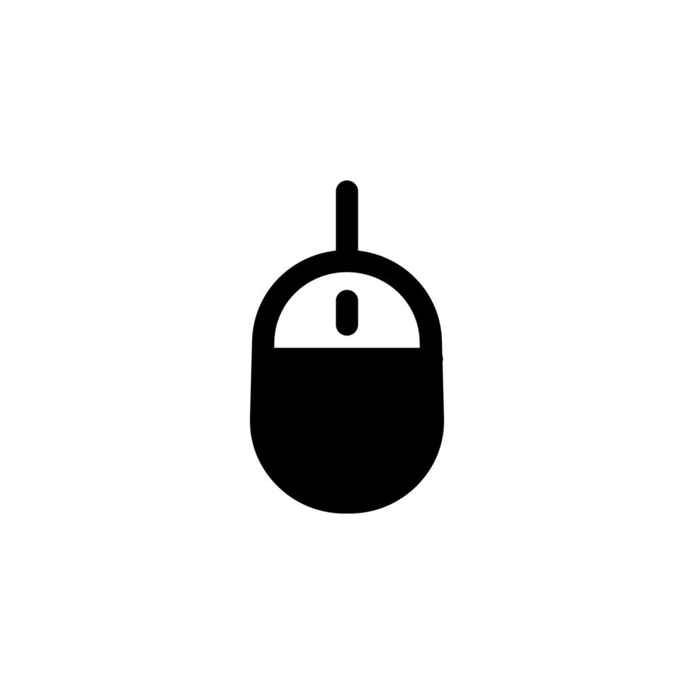 icona del mouse disegno vettoriale simbolo computer, dispositivo, hardware, fare clic per multimedia