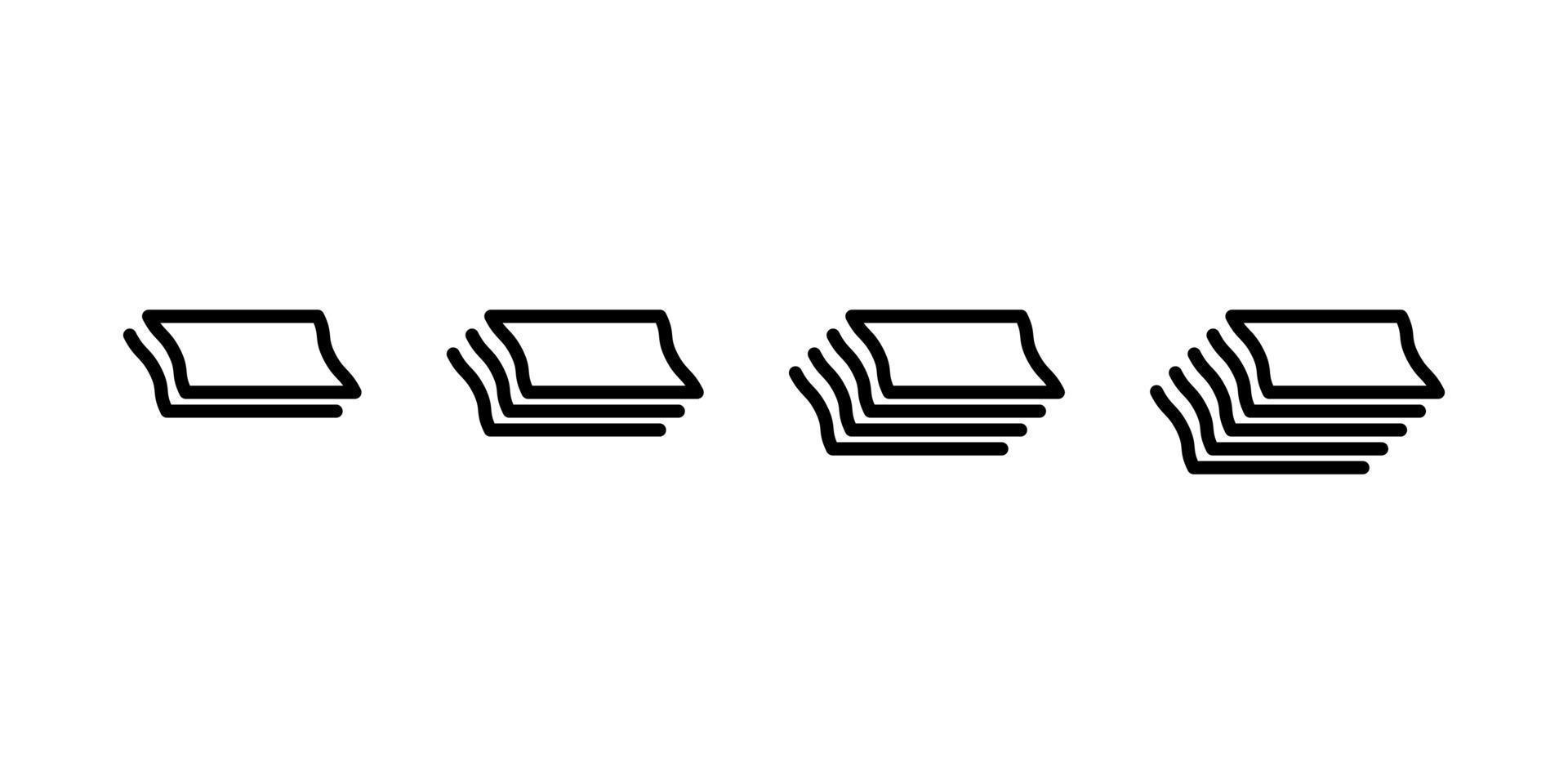 icona di vettore di strati. illustrazione vettoriale piatta moderna e semplice per sito web o app mobile