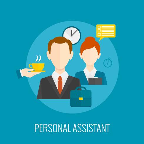 Icona assistente personale vettore