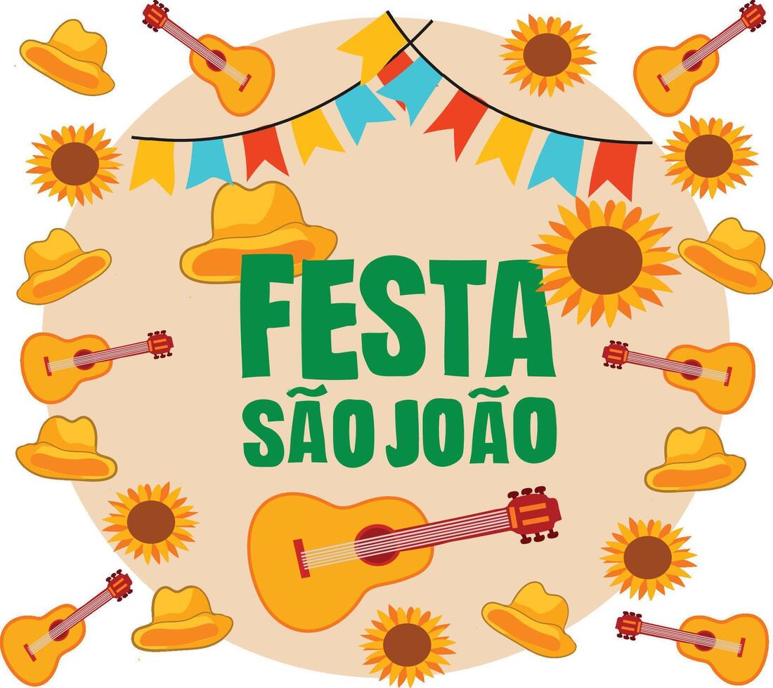 brasile banner festa sao joao vettore
