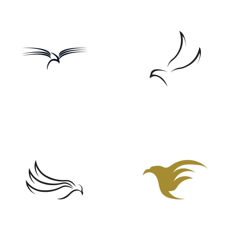 modello di progettazione dell'illustrazione di vettore di logo dell'aquila - vector