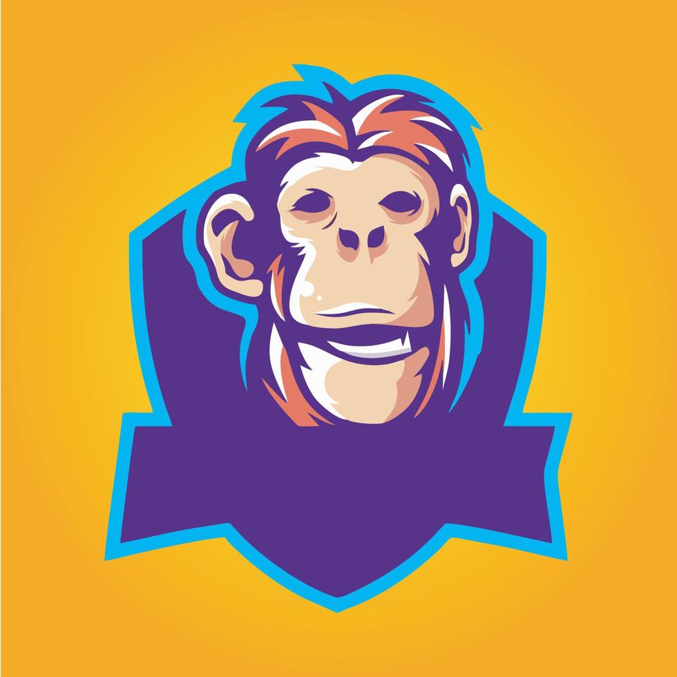 vettore di progettazione del logo della mascotte del giocatore, illustrazione del giocatore per la squadra sportiva. stile moderno di concetto di illustratore per badge